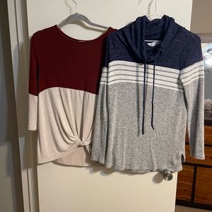 Market spruce sweaters